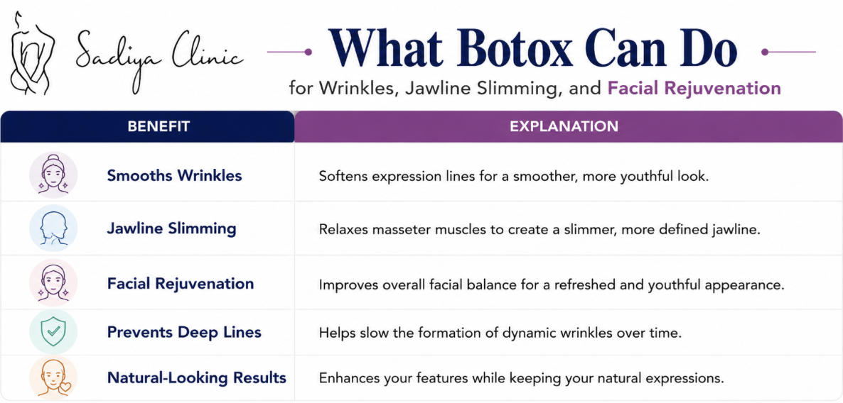 What Botox can do? Metrics to see