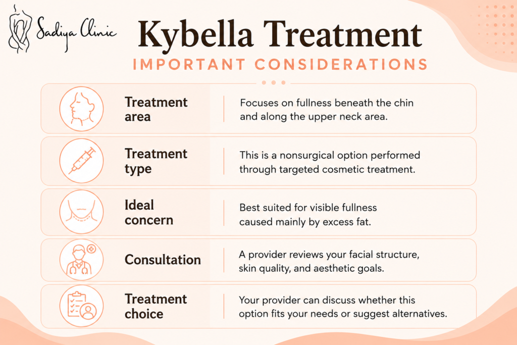 Kybella Treatment Important Considerations