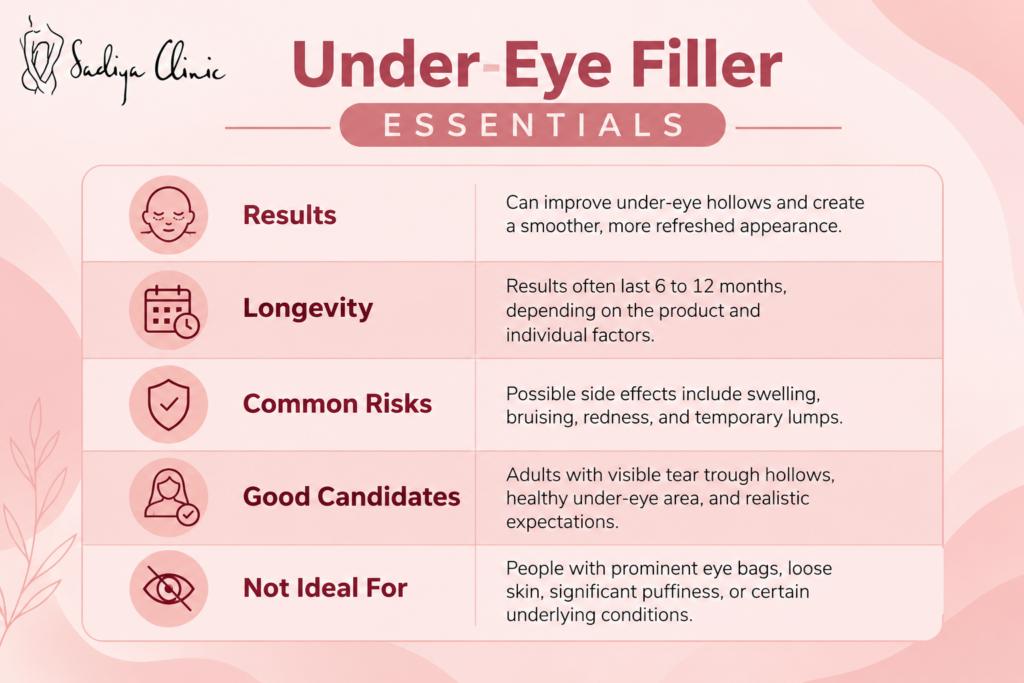 Under eye filler essentials